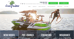 Desktop Screenshot of crosstimbersboatsales.com