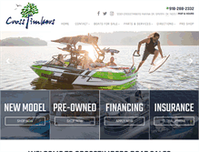 Tablet Screenshot of crosstimbersboatsales.com